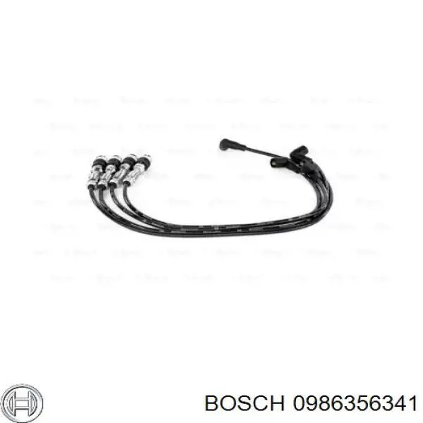 0 986 356 341 Bosch cables de bujías