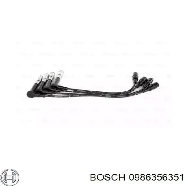 0 986 356 351 Bosch cables de bujías