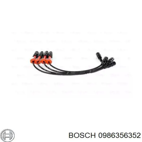 0986356352 Bosch juego de cables de encendido