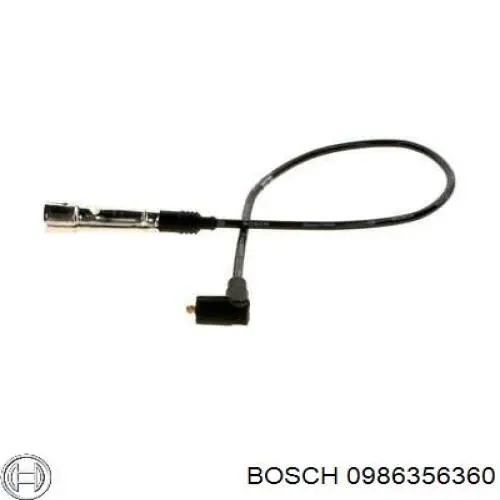 0 986 356 360 Bosch cables de bujías