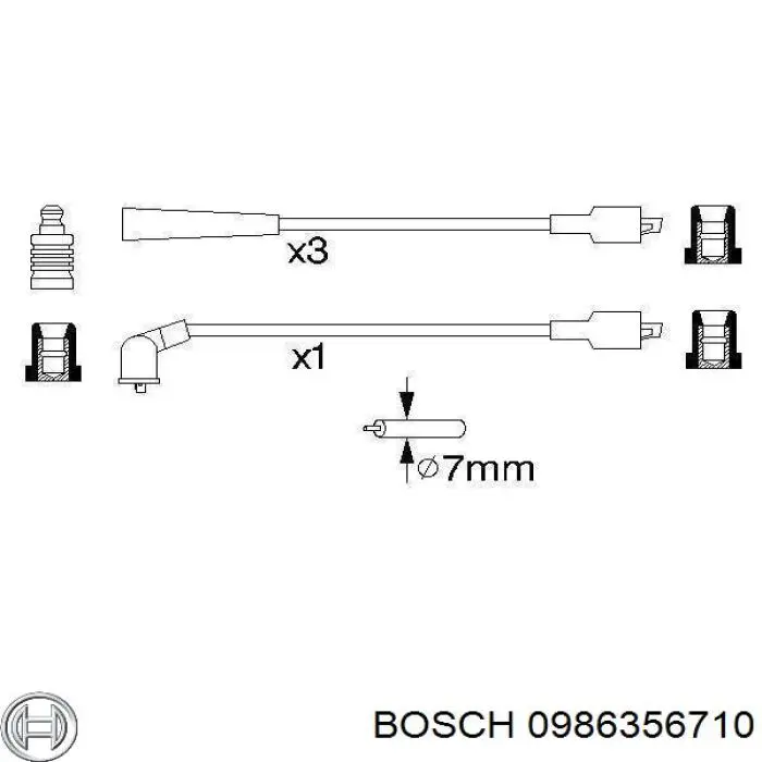 Cables de bujías 530192 Maxgear