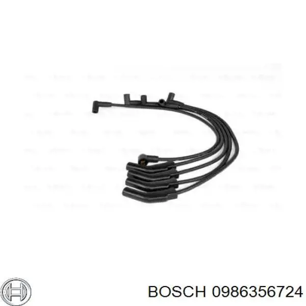 0 986 356 724 Bosch juego de cables de encendido