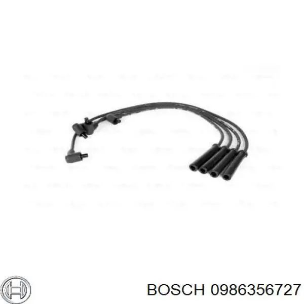 0 986 356 727 Bosch cables de bujías