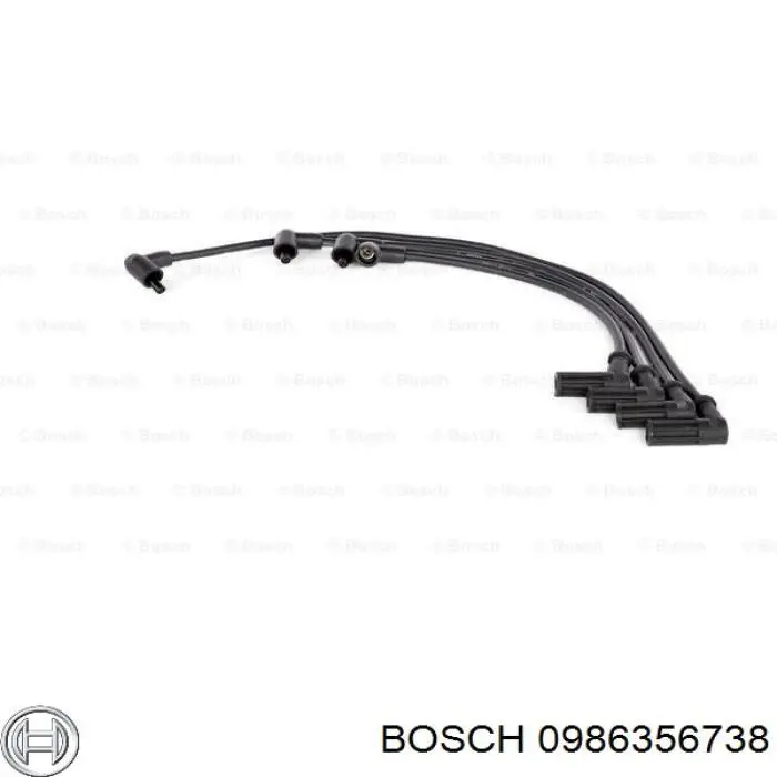 0986356738 Bosch juego de cables de encendido