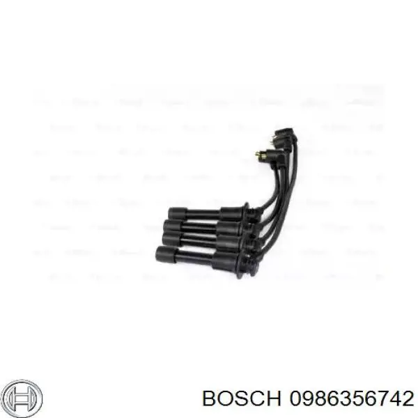 0 986 356 742 Bosch juego de cables de encendido