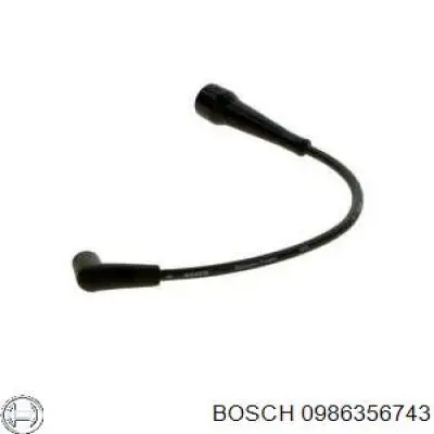 0986356743 Bosch Cables de alta tensión, juego