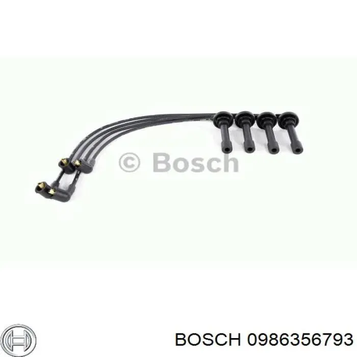 0986356793 Bosch cables de bujías