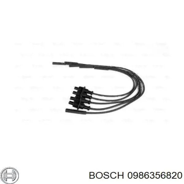 0 986 356 820 Bosch cables de bujías