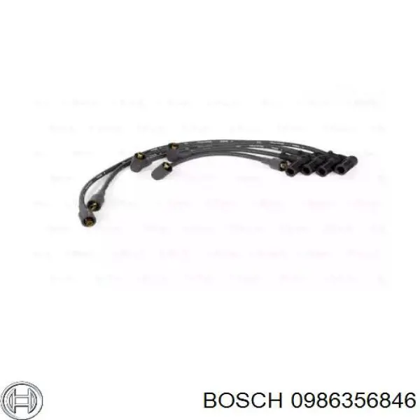 0986356846 Bosch cables de bujías