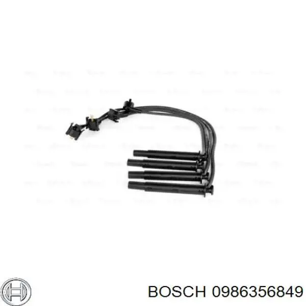 0986356849 Bosch juego de cables de encendido