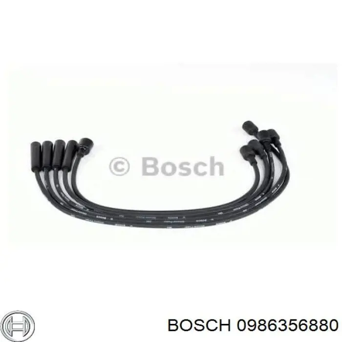 0 986 356 880 Bosch cables de bujías