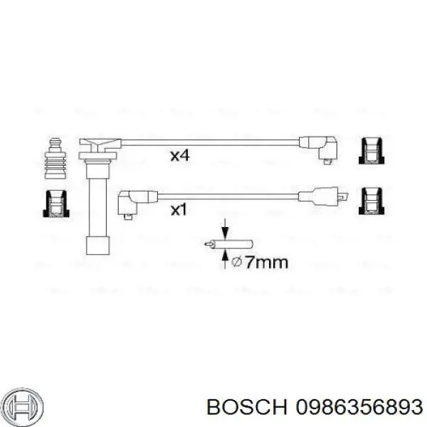 Juego de cables de encendido Nissan Sunny 3 N14