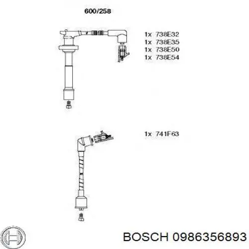 Juego de cables de encendido Nissan Sunny 3 N14