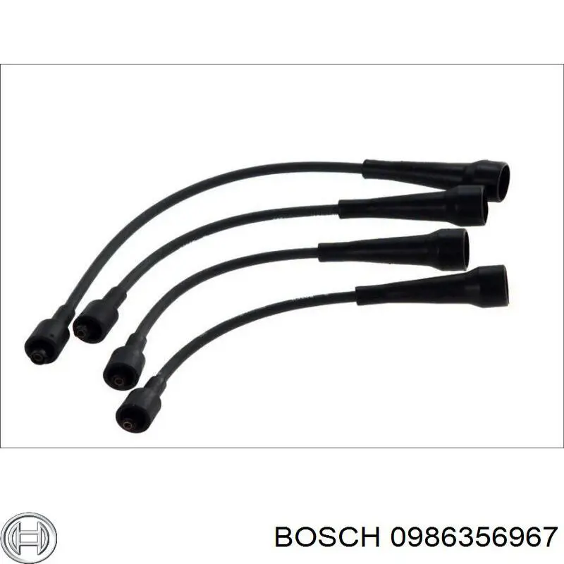 0 986 356 967 Bosch cables de bujías