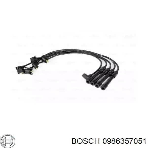 0986357051 Bosch cables de bujías
