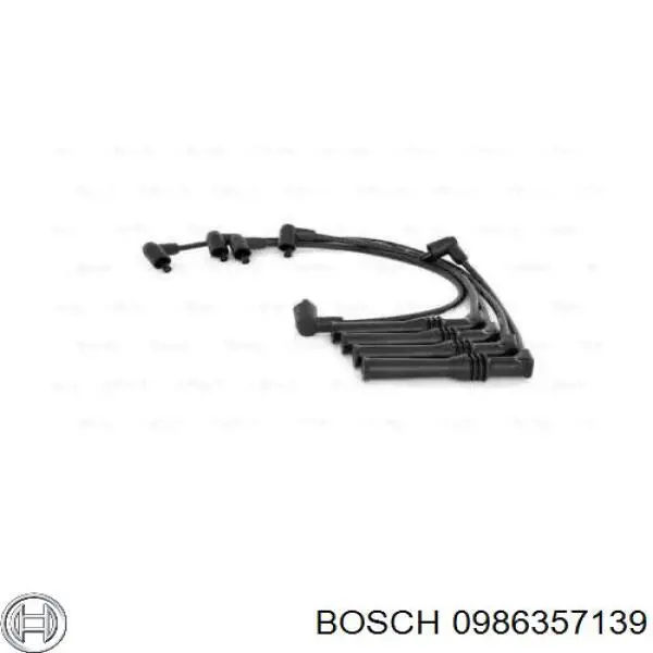 0 986 357 139 Bosch juego de cables de encendido