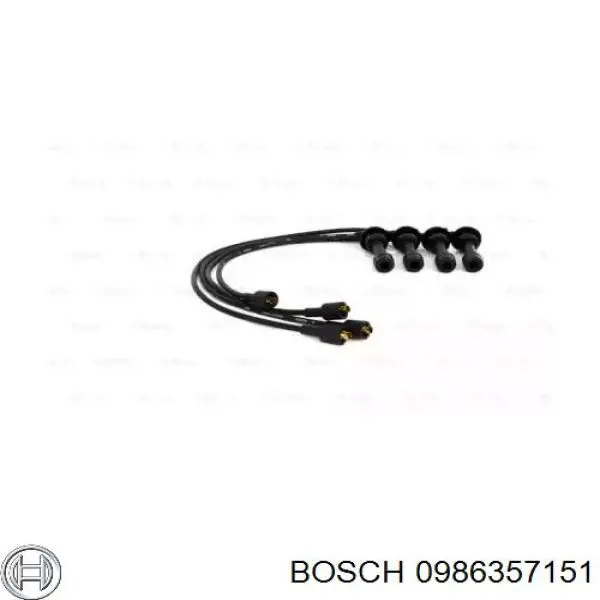 0 986 357 151 Bosch cables de bujías