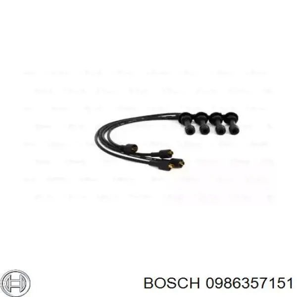 0 986 357 151 Bosch juego de cables de encendido