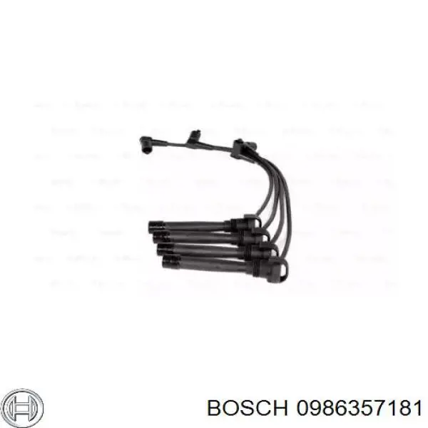 0 986 357 181 Bosch cables de bujías