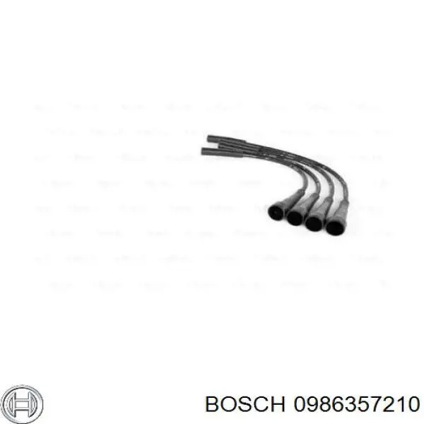 0986357210 Bosch cables de bujías