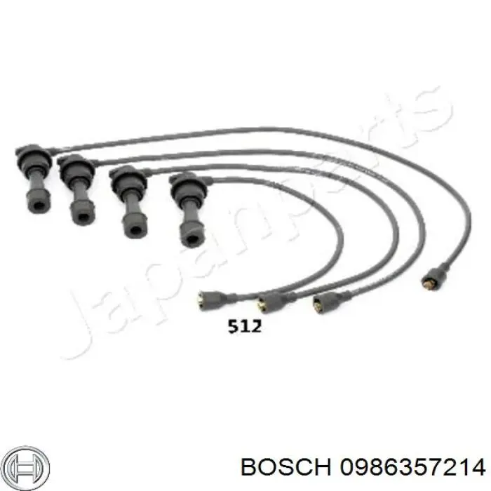 0986357214 Bosch cables de bujías