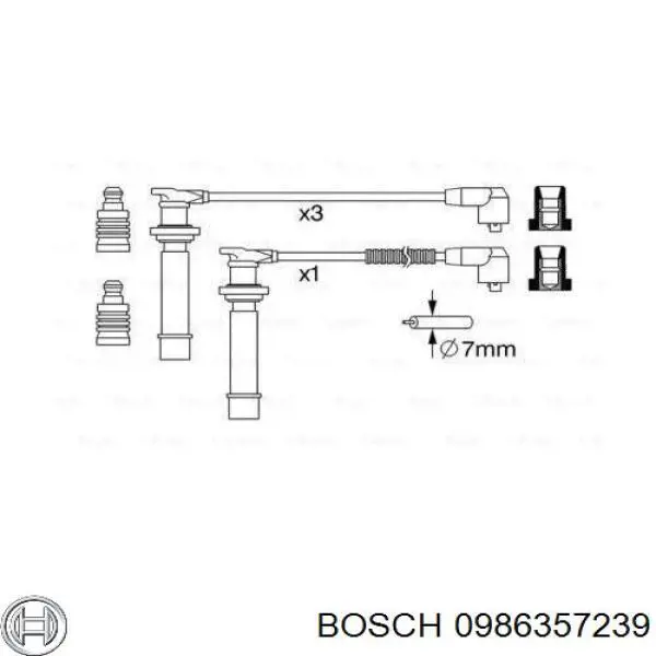 Juego de cables de encendido Nissan Sunny 3 N14