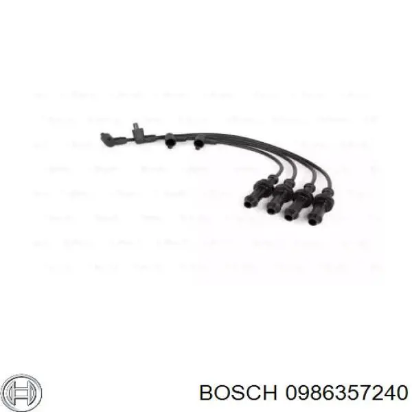 0 986 357 240 Bosch cables de bujías