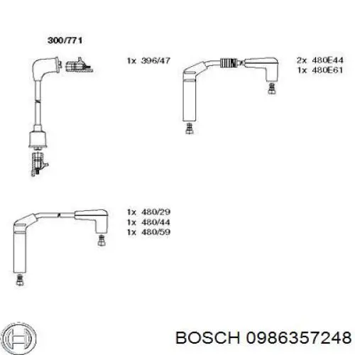 Juego de cables de bujias Chrysler 04797685AB precio, desde 39,58 EUR