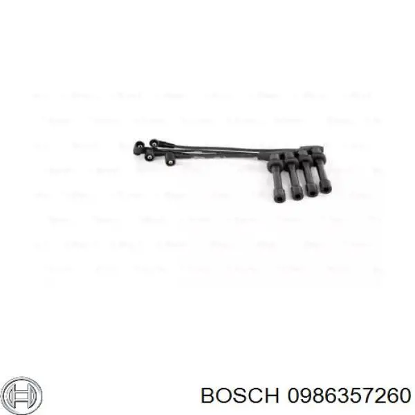 0986357260 Bosch cables de bujías