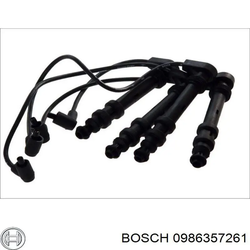 0 986 357 261 Bosch cables de bujías