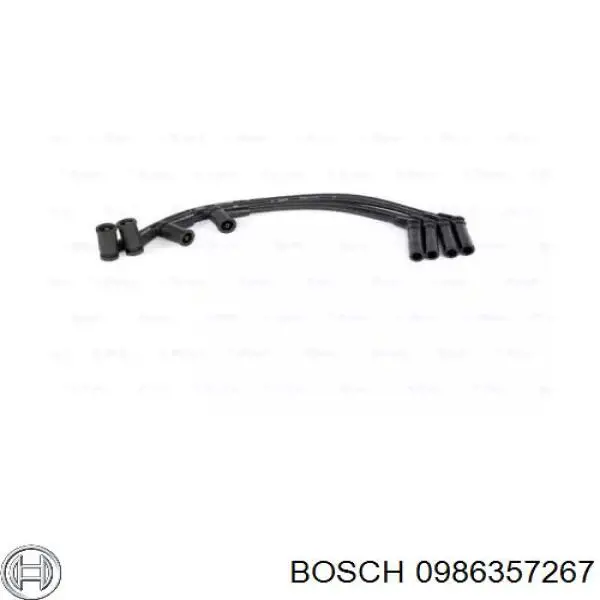 0 986 357 267 Bosch juego de cables de encendido