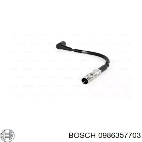 0986357703 Bosch cables de bujías