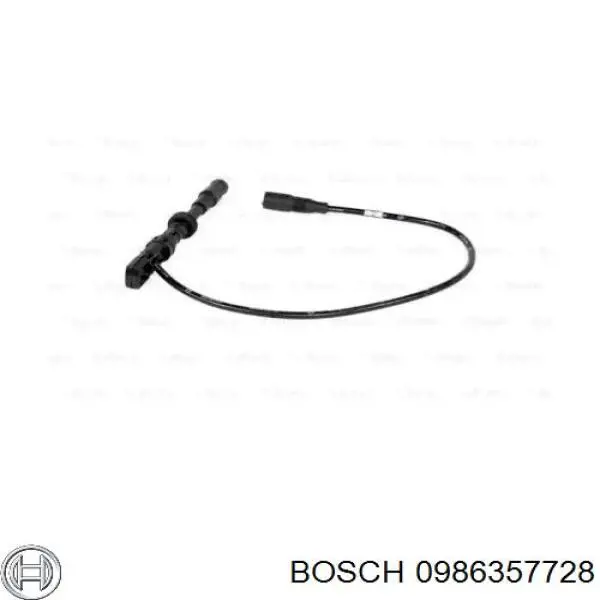 0986357728 Bosch cable de encendido, cilindro №1