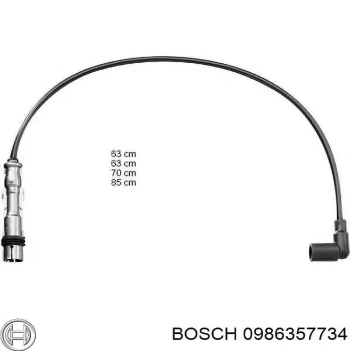 Cables de bujías 071905430B VAG