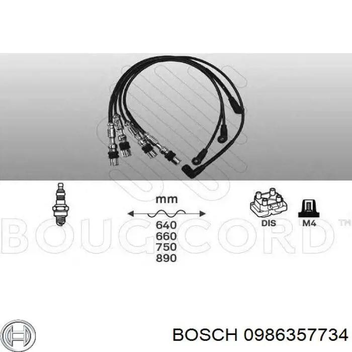 Comprar 071905430B VAG Cable de bujía