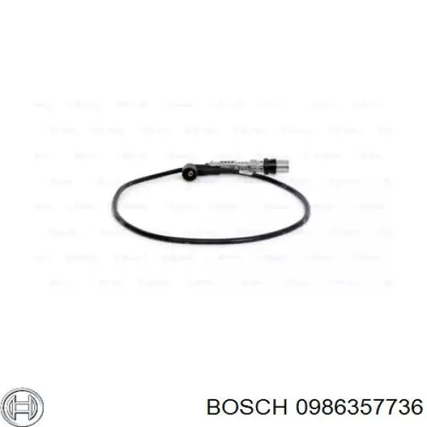 0986357736 Bosch cable de encendido, cilindro №1