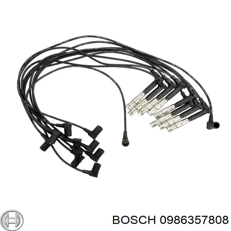 Cables de bujías 0986357808 Bosch