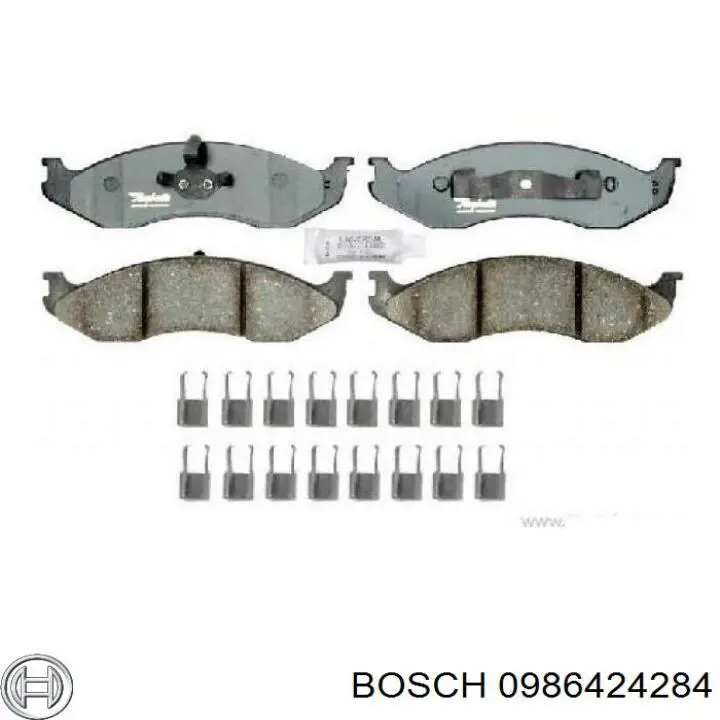 Pastillas de freno delanteras Jeep Grand Cherokee 1 Z