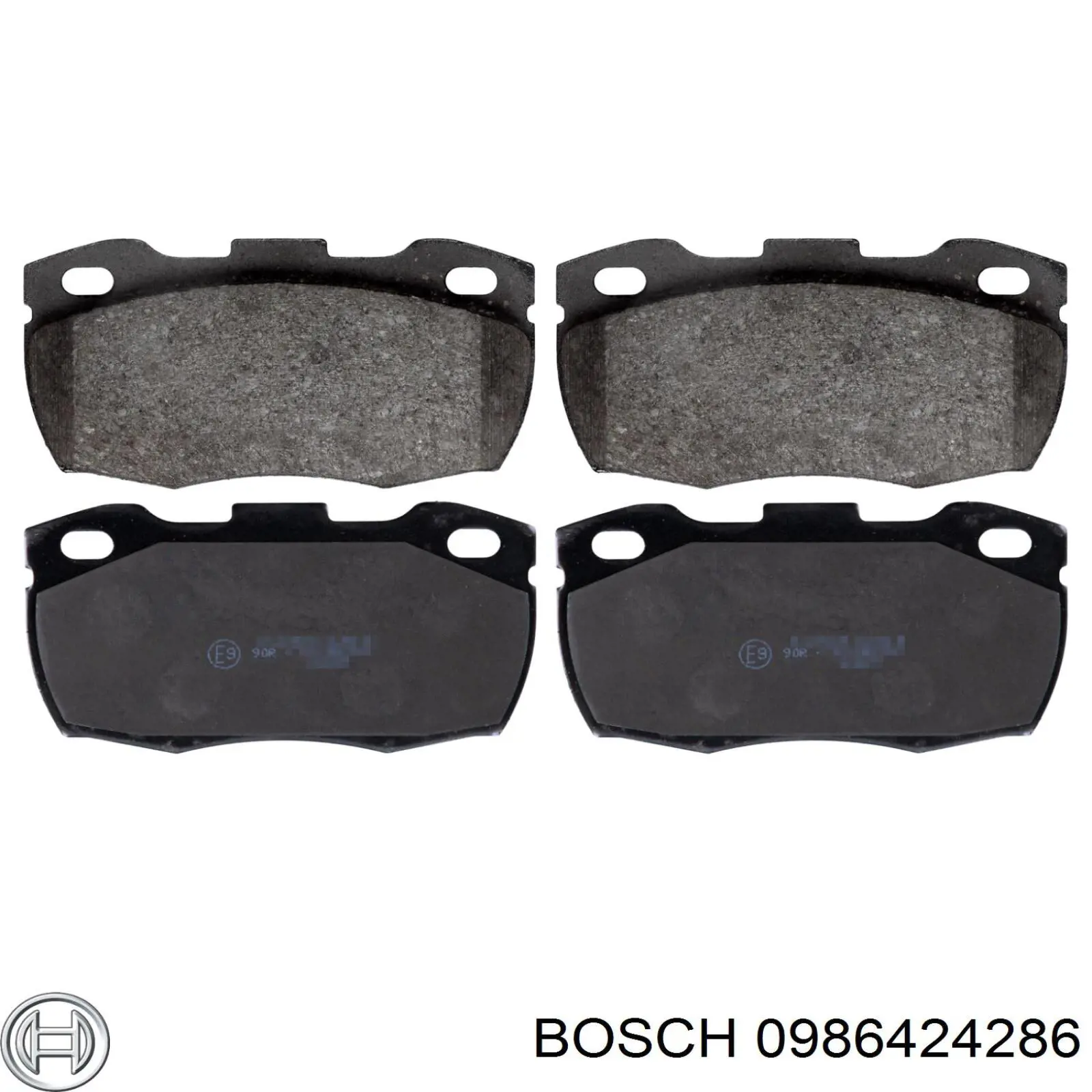 0986424286 Bosch pastillas de freno delanteras