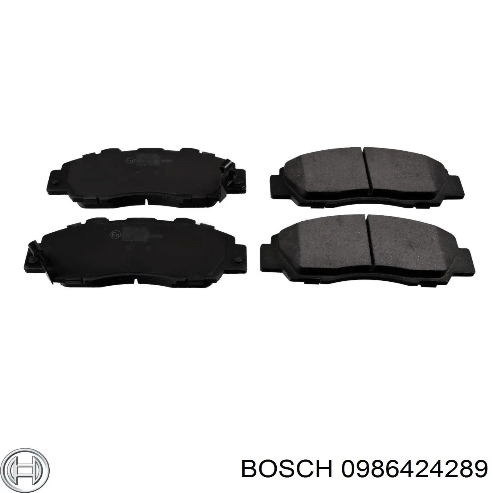 0986424289 Bosch pastillas de freno delanteras