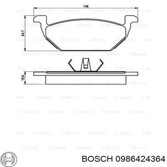Pastillas de freno delanteras Seat Ibiza 5 KJ1, KJG