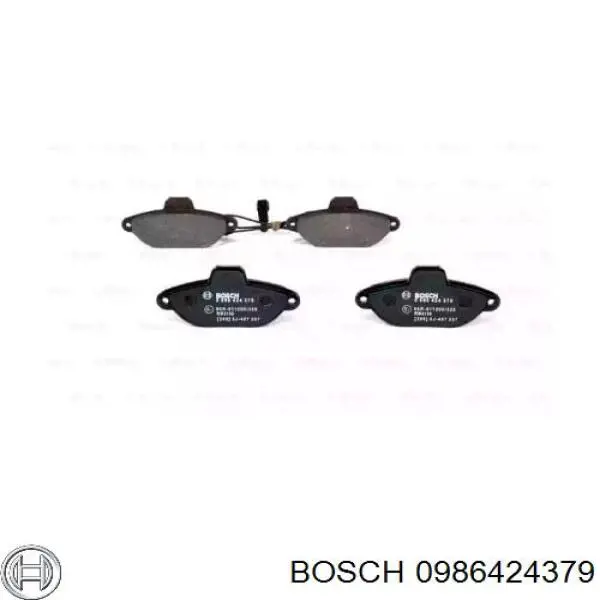 BPA041401 Open Parts Pastillas delanteras