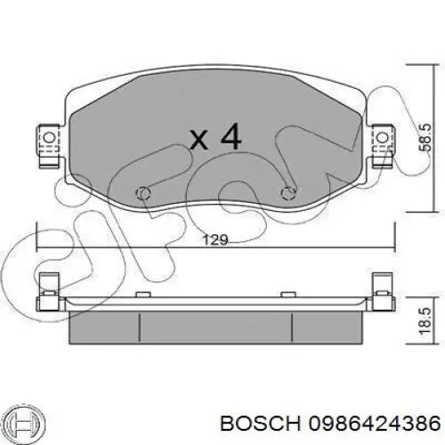 0986424386 Bosch