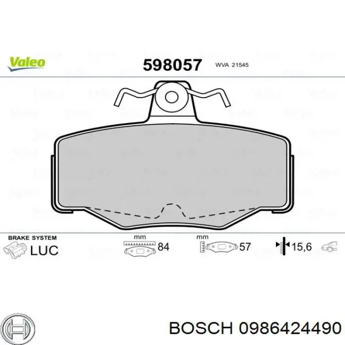 Pastillas de freno delanteras Nissan Primera P11