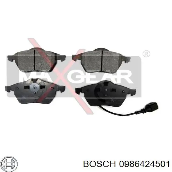 Comprar 0986424501 Bosch Pastillas delanteras de freno