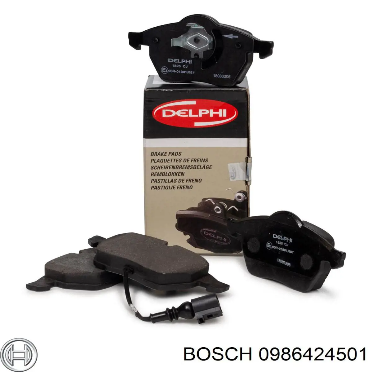 Pastillas de freno 0986424501 Bosch