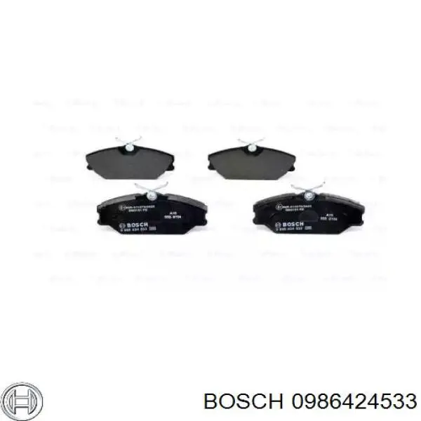 Pastillas de freno delanteras Renault Laguna 1 B56, 556