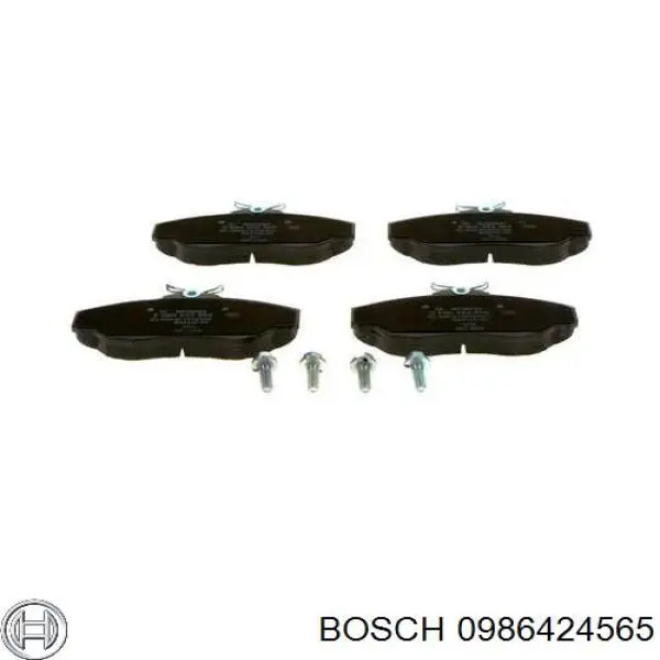 Pastillas de freno 0986424565 Bosch
