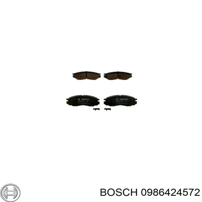Comprar 0986424572 Bosch Pastillas delanteras de freno