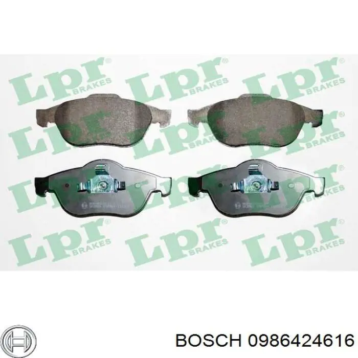 Pastillas de freno delanteras Renault Espace 4 JK0